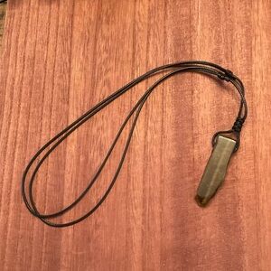 Beautiful Natural Stone Necklace adjustable from 20” to 36” BN